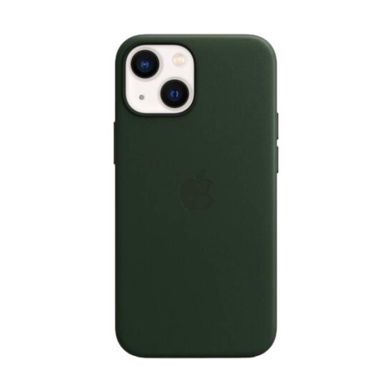 

Stylish Green Leather Case For Iphone 12/13/14/15 Laser-etched Magnetic Closure Anti-fingerprint 12/12pro