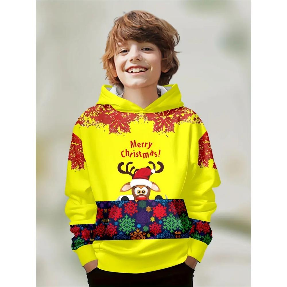 Child Sweatshirt Boys' Fashion Motocross Racing 3D Printed Casual Hoodie Long Sleeve Polyester Sport Tops Pullover Kids Clothes