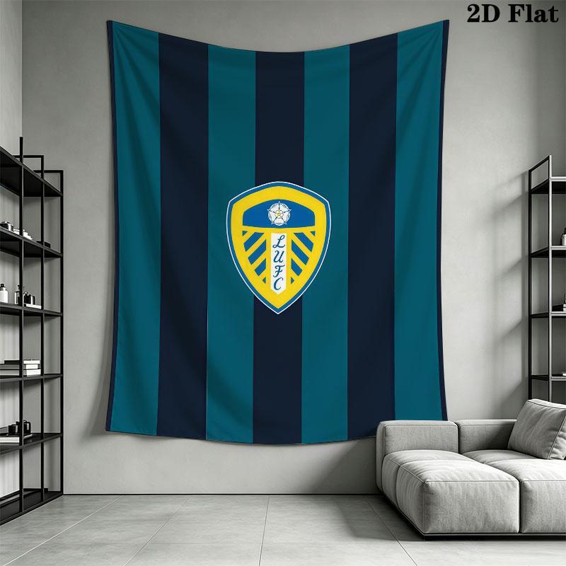Leeds poster  Wall Hanging Printed Fabric Blanket Decorative Tapestries for Bedroom Living Room Home Decor