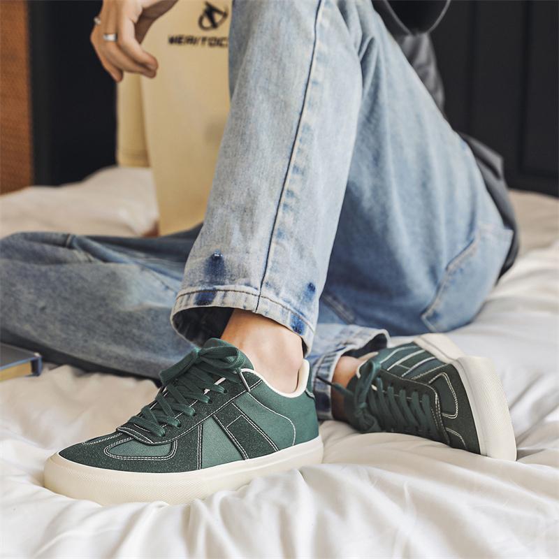 New Casual All-Season Classic Versatile High-Quality Men's Vulcanized Canvas Shoes Student Sneakers Breathable Comfortable