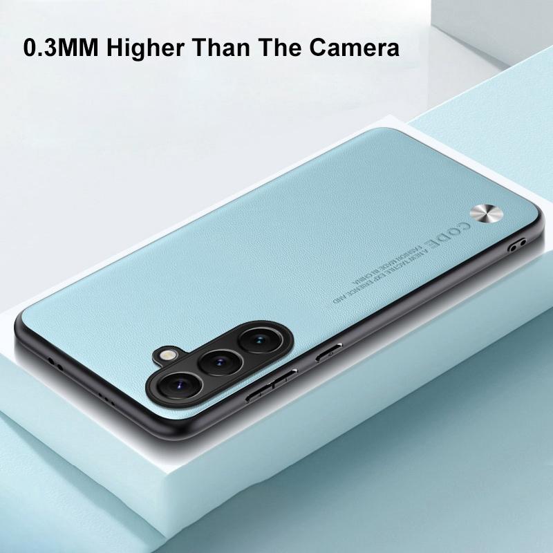 Luxury PU Leather Case For Samsung Galaxy M36 5G Back Cover Matte Silicone Full Protection Phone Case For Samsung M36 Coque