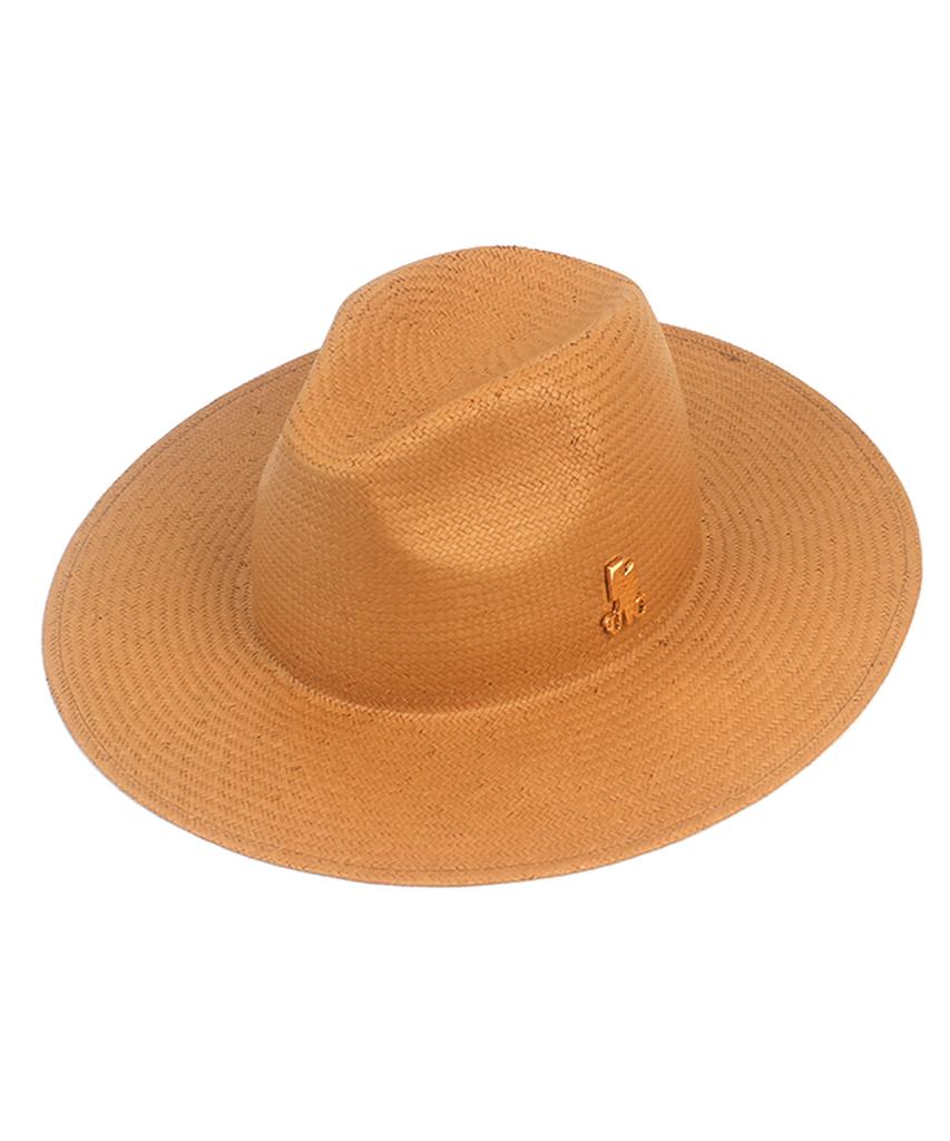Yunibeosyeolkemiseuteuli Summer Gentle Beige Long Fedora Summer Hat
