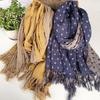 Winter Keepwarm Cotton double-sided Square Patterned Thickened Scarf Shawl