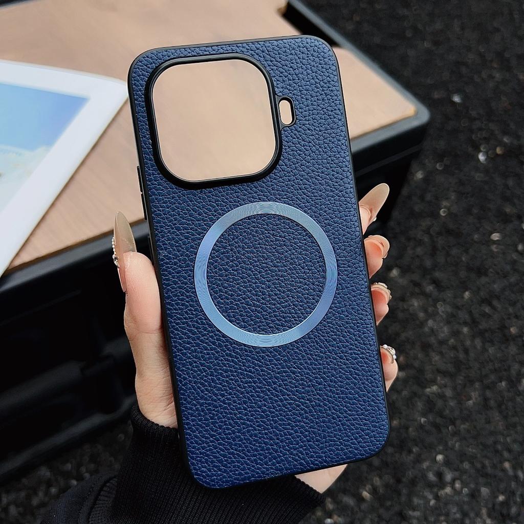 For Xiaomi 17T 15T Pro Phone Case for Magsafe Magnetic Luxury Leather Cover for Mi 17T 15T Wireless Charging Shockproof Bumper