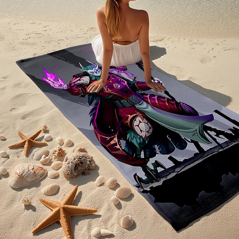 Warhammer Fashion Beach Towel: Ideal for Summer Adventures Soft, Absorbent and Quick Drying Suitable for Swimming and Bathing