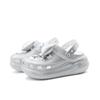 Crocs Bow Romantic Punk Lace Crush Clog Clogs Unisex Silver White