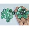 281Cts.Color Enhanced Green Solar Cab Agate Oval Loose Gemstone 17Pcs Lot C-2139
