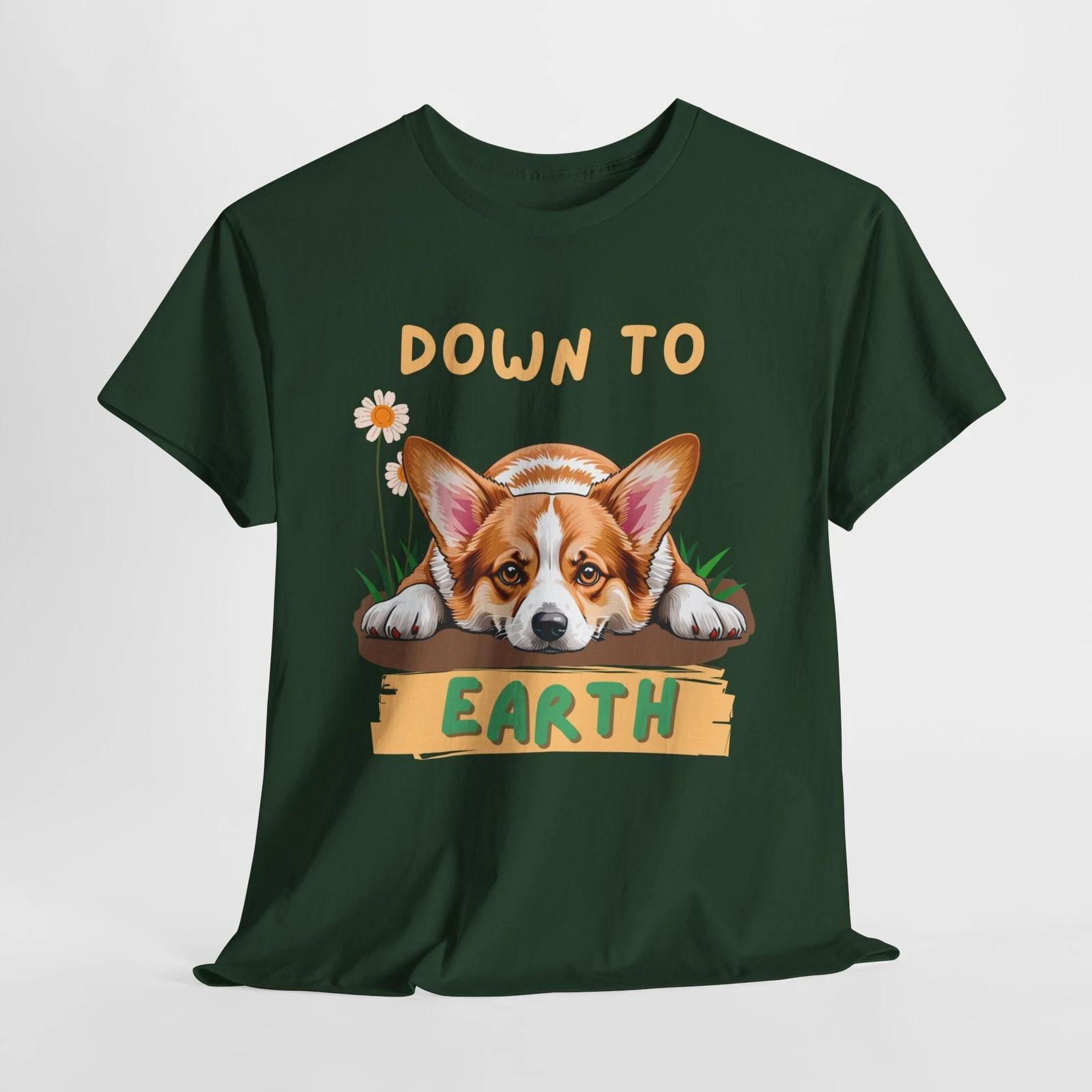 Down to Earth Corgi Tee! - UNISEX Corgi T-shirt - Spread your paws! S
