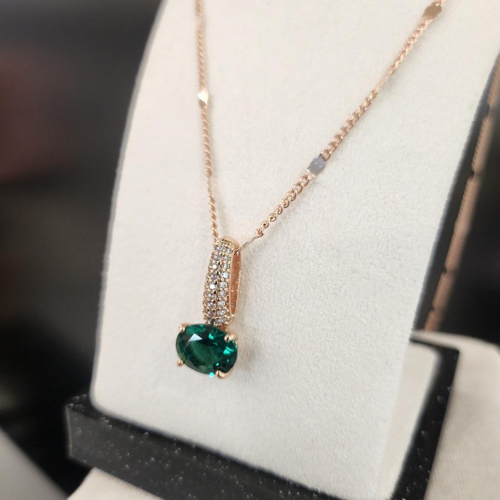 Atria Ruby Tepa Round N Necklace JQNNEIN0003RBF