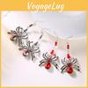 Exaggerated Halloween Spider Earrings With Colorful Design For Women Cosplay And Gift