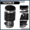 Luftfilter Ansaugschlauch Rohr mit Klemmen 17228-RDA-A00 - Auto Motorfilter Lufteinlasskanal Schlauch Rohr - für Acura TL 2007-2008 Gummi Schwarz - 1 Stück