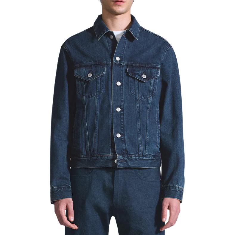 Levis Bluetab™ Series FW25 Multi-Pocket Design Truck Driver Simple Denim Jacket Men jackets A5883-0005