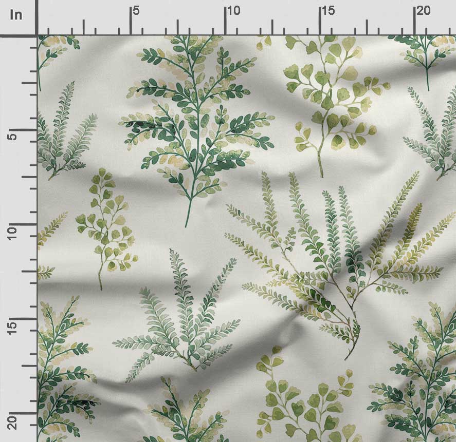 Soimoi Imprimare cu frunze, bumbac Cambric, țesătură de matlasare vândută pe oarde 42 inch lățime, țesătură de bumbac de greutate medie,