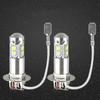 2 X Automotive H3 Led Bulbs