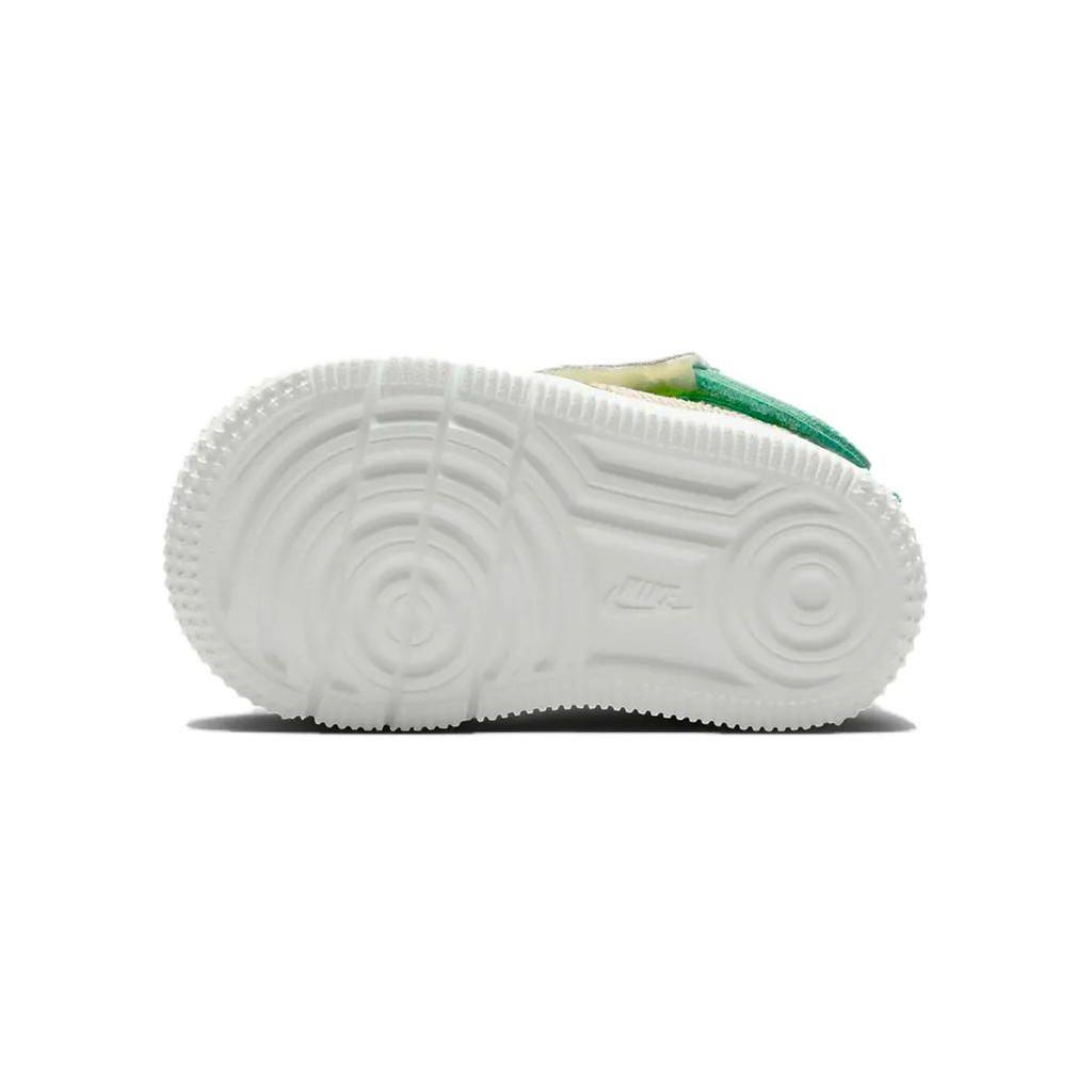 Nike Air Force 1 Mid EasyOn SE GS Leche de Coco Verde Estadio Zapatillas de Bebé Rosa Crema-Rise Cáñamo FQ3693-100