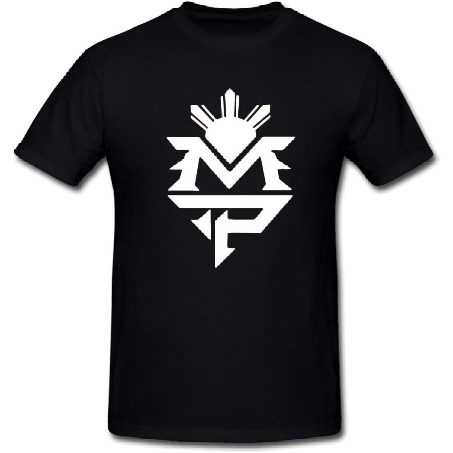 Мужская футболка с иконкой-логотипом Мэнни Пакьяо Черная XXXXXL разноцветный