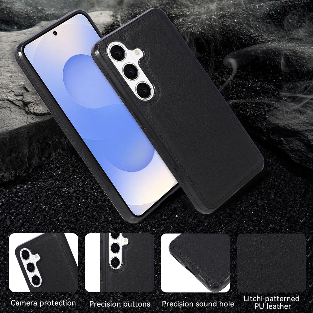 For ZTE nubia RedMagic 11 Air 5G Case Litchi Texture PU Leather Coated PC + TPU Protective Phone