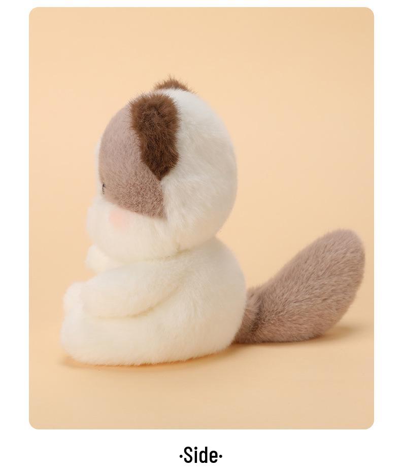 Cross-Border Palm-Sized Cute Plush Doll: Penguin, Rabbit, Tiger Desktop Companions