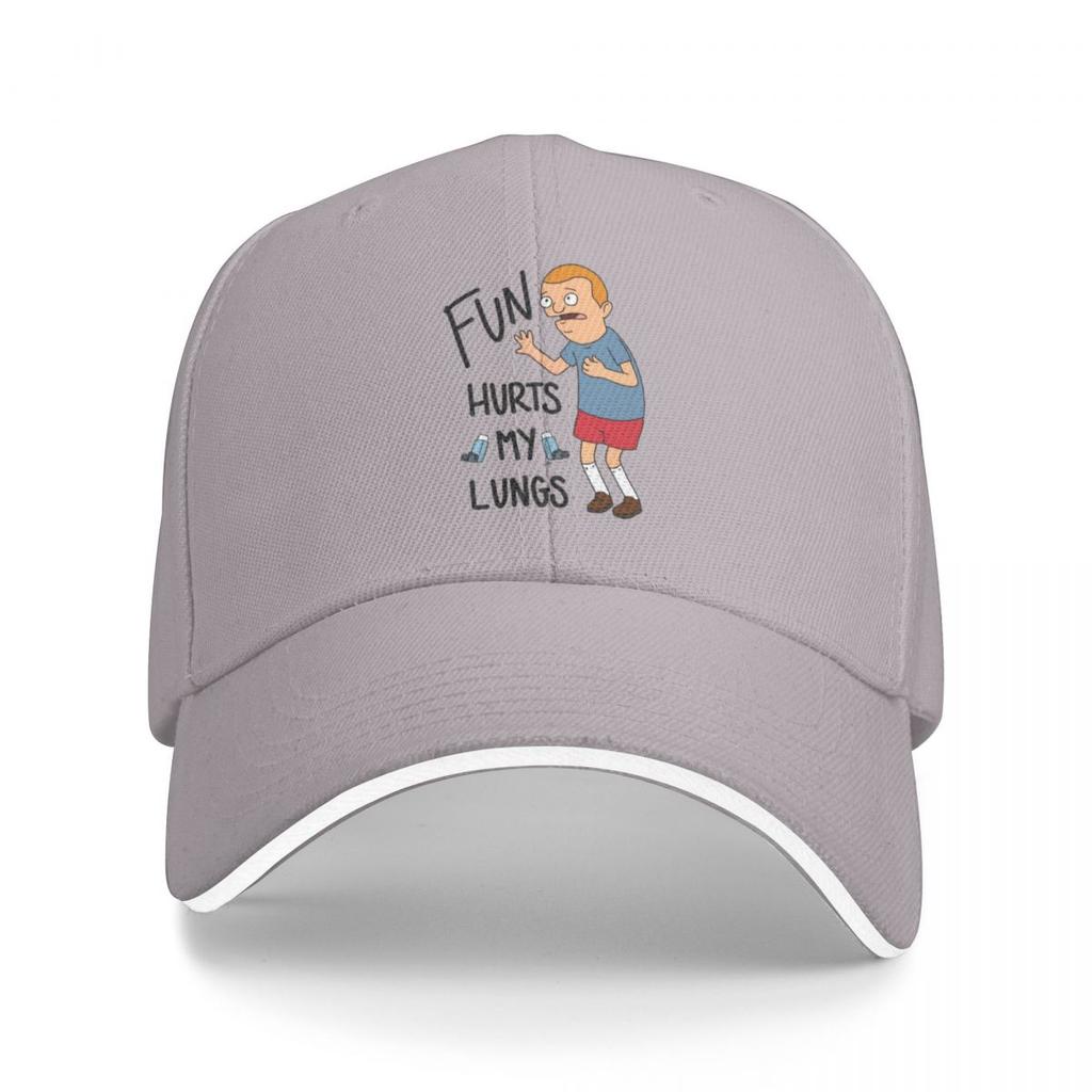 RegularSized Rudy quotFun Hurts My Lungsquot Baseball Cap Rugby Birthday Boy Child Womens