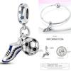 Inlaid Zirconium Sun 925 Silver Travel Balloon Butterfly Love Family Sister Heart Charm Fits Women Jewelry