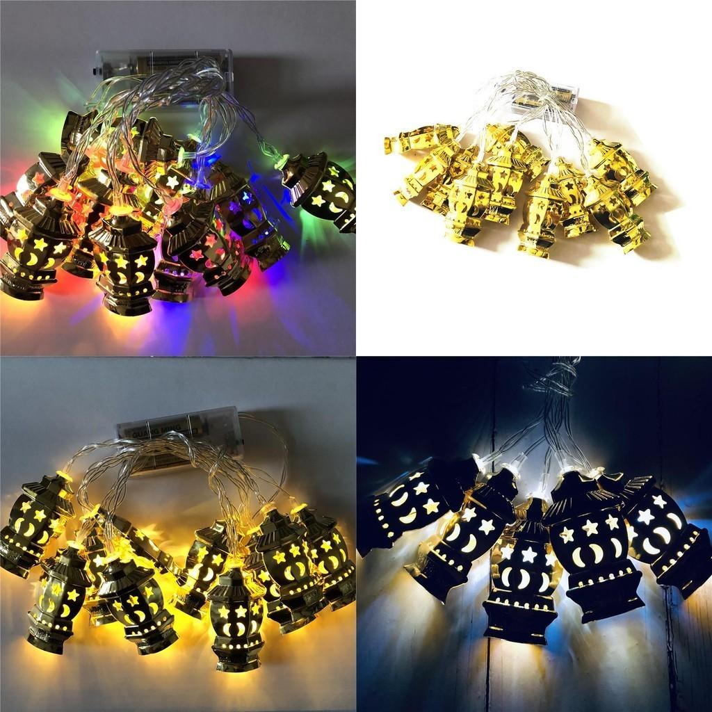 Cozy Ramadan Eid Mubarak Lantern Led Fairy String Light Perfect For Islamic Decor