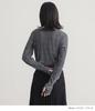 Oshare Walker Sheer Crew Neck Long Sleeve Top with and Finger Perfect for Stylish and Product 13tm08b n'OrLABEL [Glitter Top] Women's Glitter, Sheer,