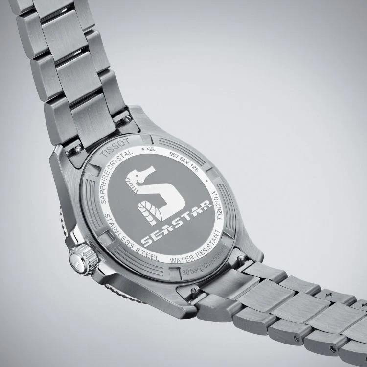 TISSOT Starfish Collection Quartz Movement 300 meter Water Resistance Men's Watches Watch 40mm Black Dial T120.410.11.051.00