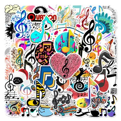 60Pcs/Set Music Studio Series 03 Stickers DIY Fashion Waterproof Doodle Decals Stickers