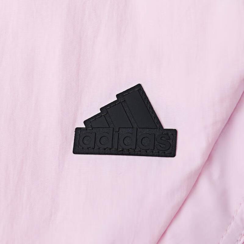 Adidas Woven Breathable Striped Casual Shorts Women Bottoms Pink JC8651