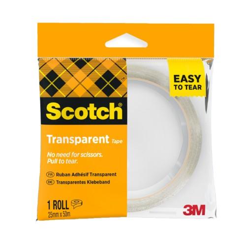 Scotch Easy Tear Páska 25mm x 50m