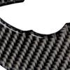 Real Carbon Fiber Auto Steering Wheel Logo Decorative Sticker For BM Cooper F55 F56 F60 Car Interior Modification Accessories