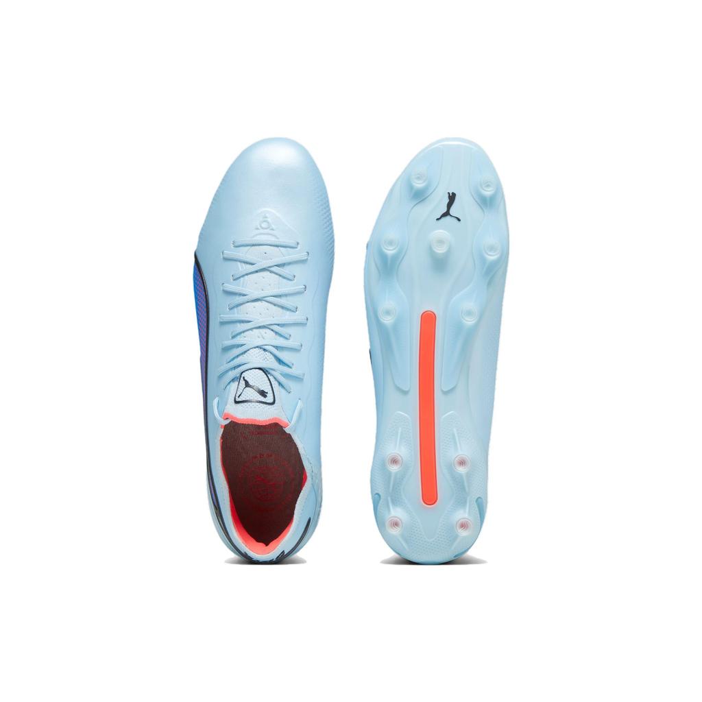 Puma King Ultimate FG AG Breakthrough Pack - Silver Sky Men Sneakers Blue Black Fire-Orchid 107563-02