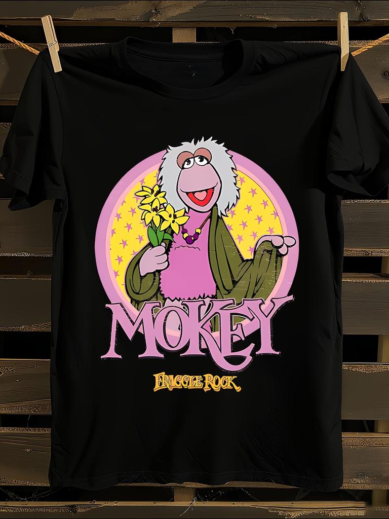 Jim Henson Fraggle Rock Mokey Circle Iconic Pink and Gree...