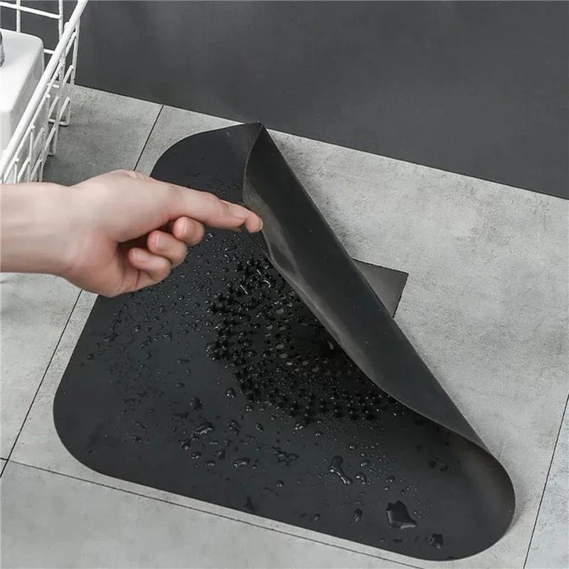 Bathroom Accessories Silicone Deodorant Pad Anti Clogging Hair Catcher Stopper Floor Drain Cover for Bathroom Sink