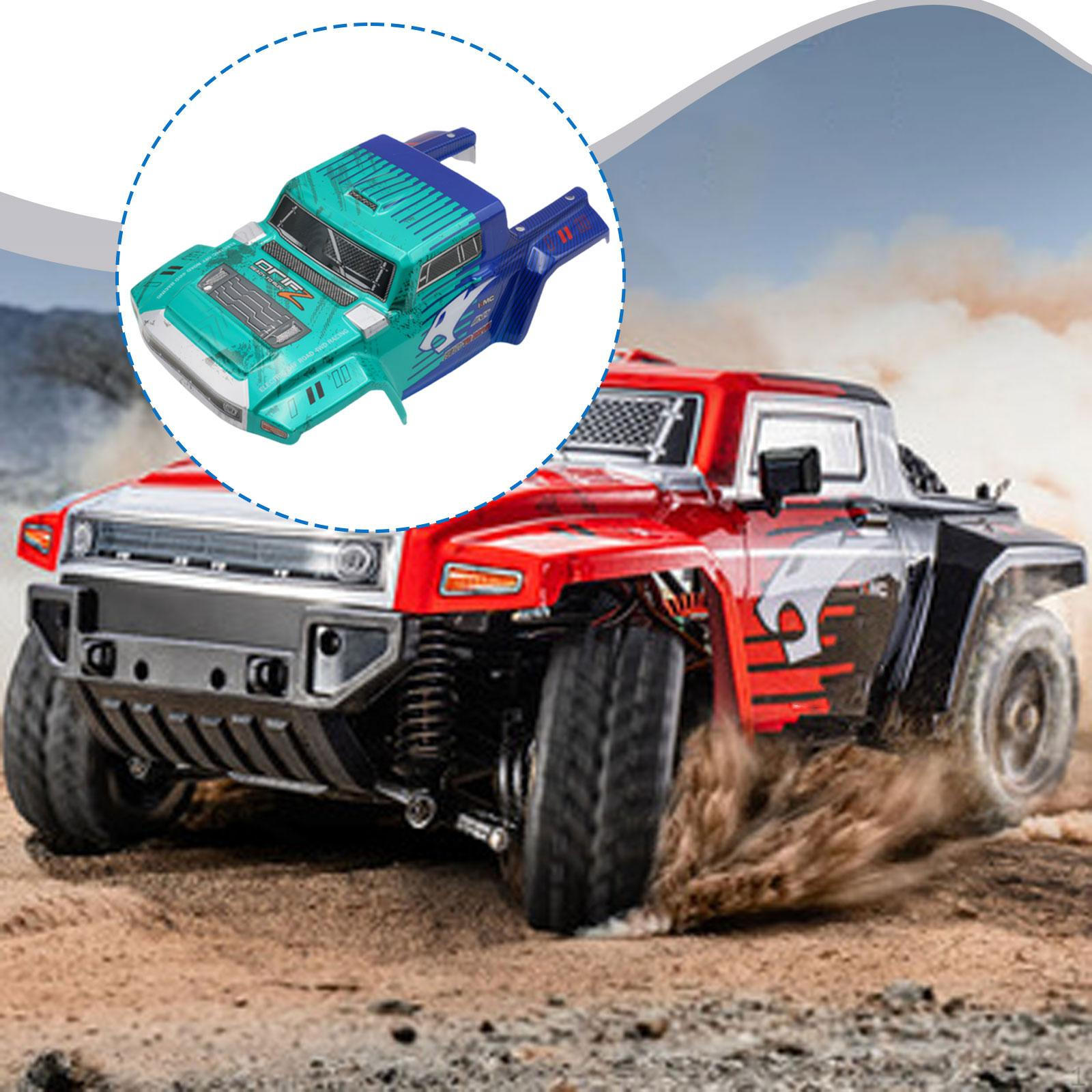 

DIY RC Car Parts Body Cover Easy to Install Accessories Vehicle for SY1201 Crawler Short зелений