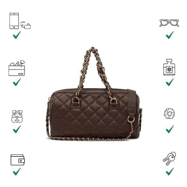 Стеганая сумка Kylee с ремешком-цепочкой — фото 7