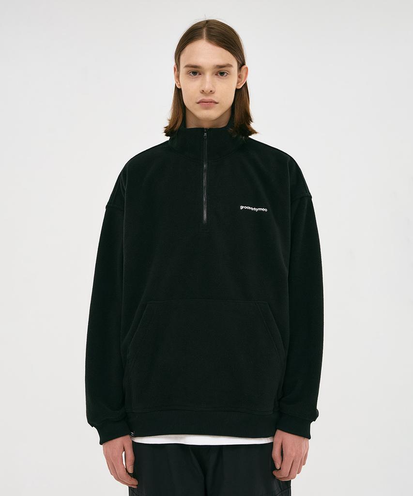 GROOVE RHYME Fleece Half-Neck Sweatshirt (Lrswcfn601M)