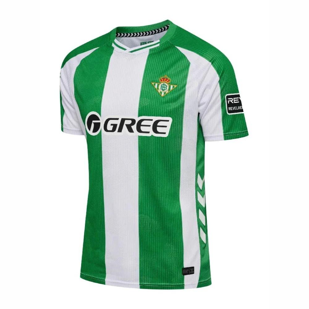 Baibao QIQI 25-26 nieuwe La Liga shirts, l Betis teamuniformen, 3D geprinte shirts, uniseks sporttops, kinder shirts, 6XL XL zwart