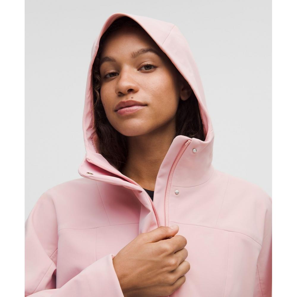 Lululemon Repelshell Cinch Back Rain Jacket Mink Berry