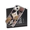 Cat conspicuous bag is suitable for Phone17pormax mirror mobile phone case 16pro Apple 15 all-inclusive 1314.