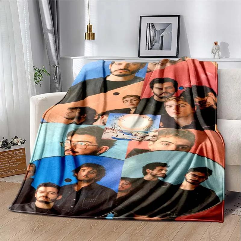 Morat Music Band Printed Flannel Blanket Soft Autumn and Winter Warm Plush Throw Blanket Adult Bedroom Sofa Bed Picnic Blanket