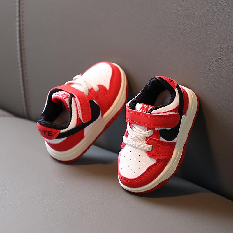 

Children s sports shoes, trendy sneakers, new spring and autumn Korean style shoes for boys and girls, baby shoes, single shoes, toddler shoes 16-20Take a photo with on красный