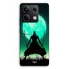 Phone Case - MANIACASE - Xiaomi Redmi Note 13 5G - Black - TPU Silicone - Roronoa Zoro Triple Sword Full Moon