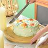 Multifunctional Wooden Glass Transparent Cake Stand With Dome Rotating Cake Stand For Weddings Party Cake Fruit Dessert Plate