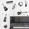 Musical Instrument Pattern Wall Stickers Self-adhesive PVC Window Decoration Wall Decal Sticker Home Decor