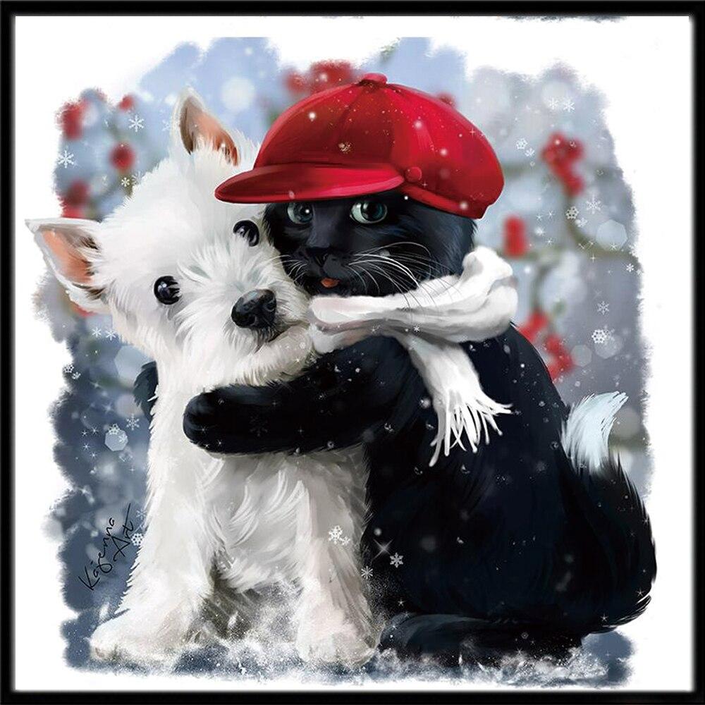 5D-Diamantmalerei zum Selbermachen, Tierserie, handgefertigt, voller Diamant, Strass bestickt, Mosaik-Gruppenbox, Heimdekoration, Geschenk