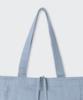 Musinsa Standard Woman Women'S Washed Cotton Shoulder Bag [Sky Blue]
