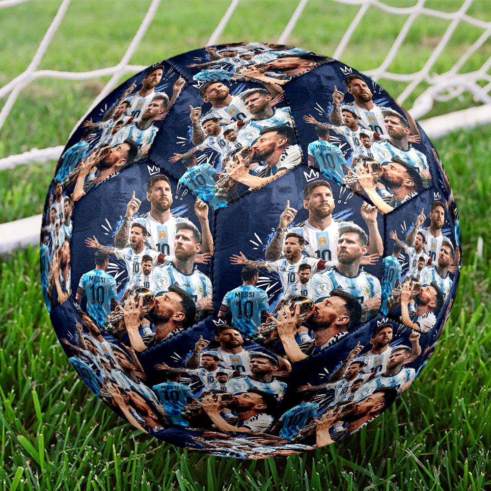 Messi 10 Number Soccer Player Size 5 Soccer Ball Machine Sewn Indooroutdoor Training And Matches Unique Gift For Soccer Lovers