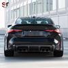 BMW M4 G82 Dry Carbon Fiber Rear Lip Corner Bumper Diffuser 3D Style.