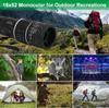 16x52 Dual Focus Monocular Upgrade Handheld Telescope 66m/8000m for Camping Concerts Fishing Hunting Spotting